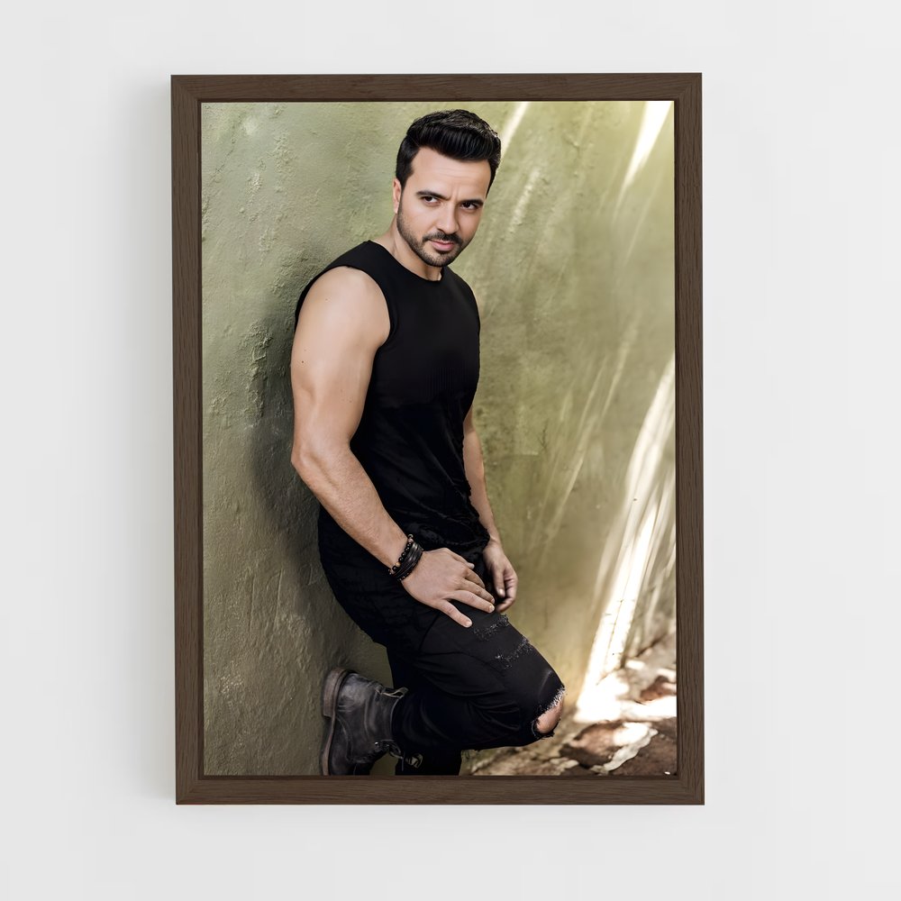 ap-luis fonsi-7 cadre Bois foncé