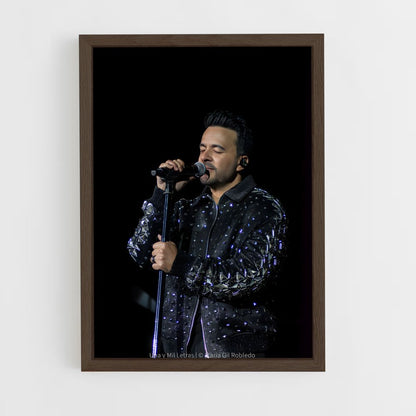 ap-luis fonsi-8 cadre Bois foncé