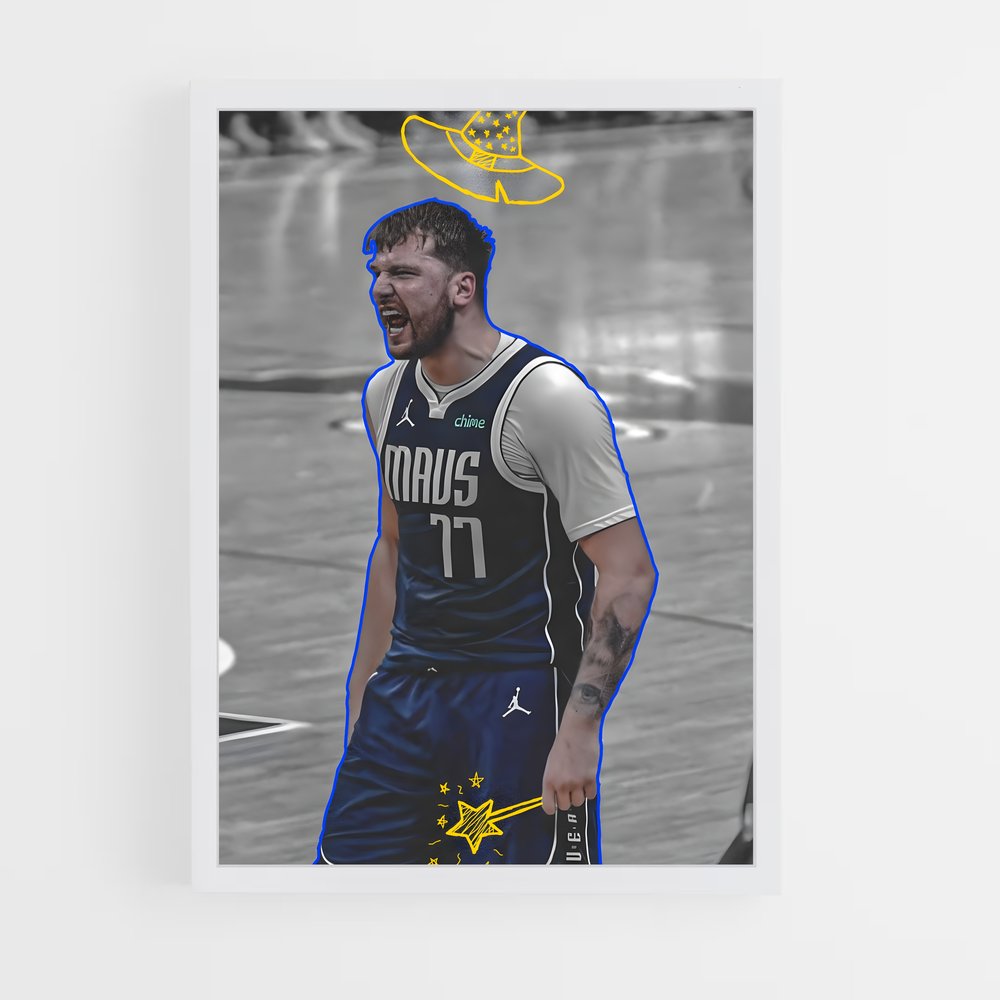 ap-luka doncic-1 cadre Blanc