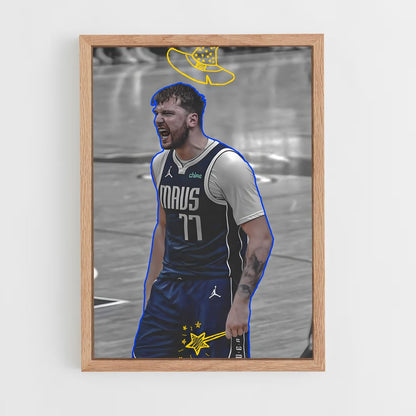 ap-luka doncic-1 cadre Bois clair