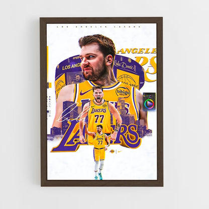 ap-luka doncic-3 cadre Bois foncé