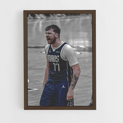 ap-luka doncic-5 cadre Bois foncé