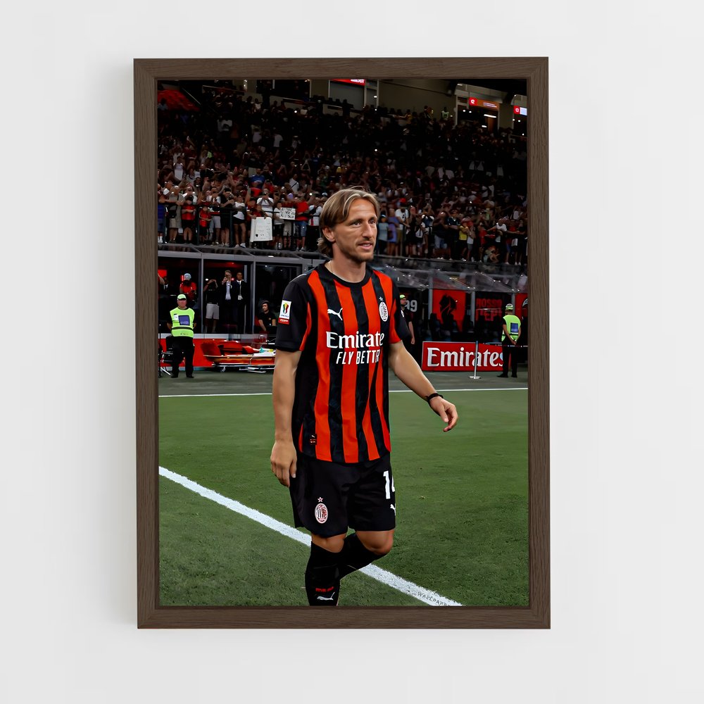 ap-luka modric-11 cadre Bois foncé