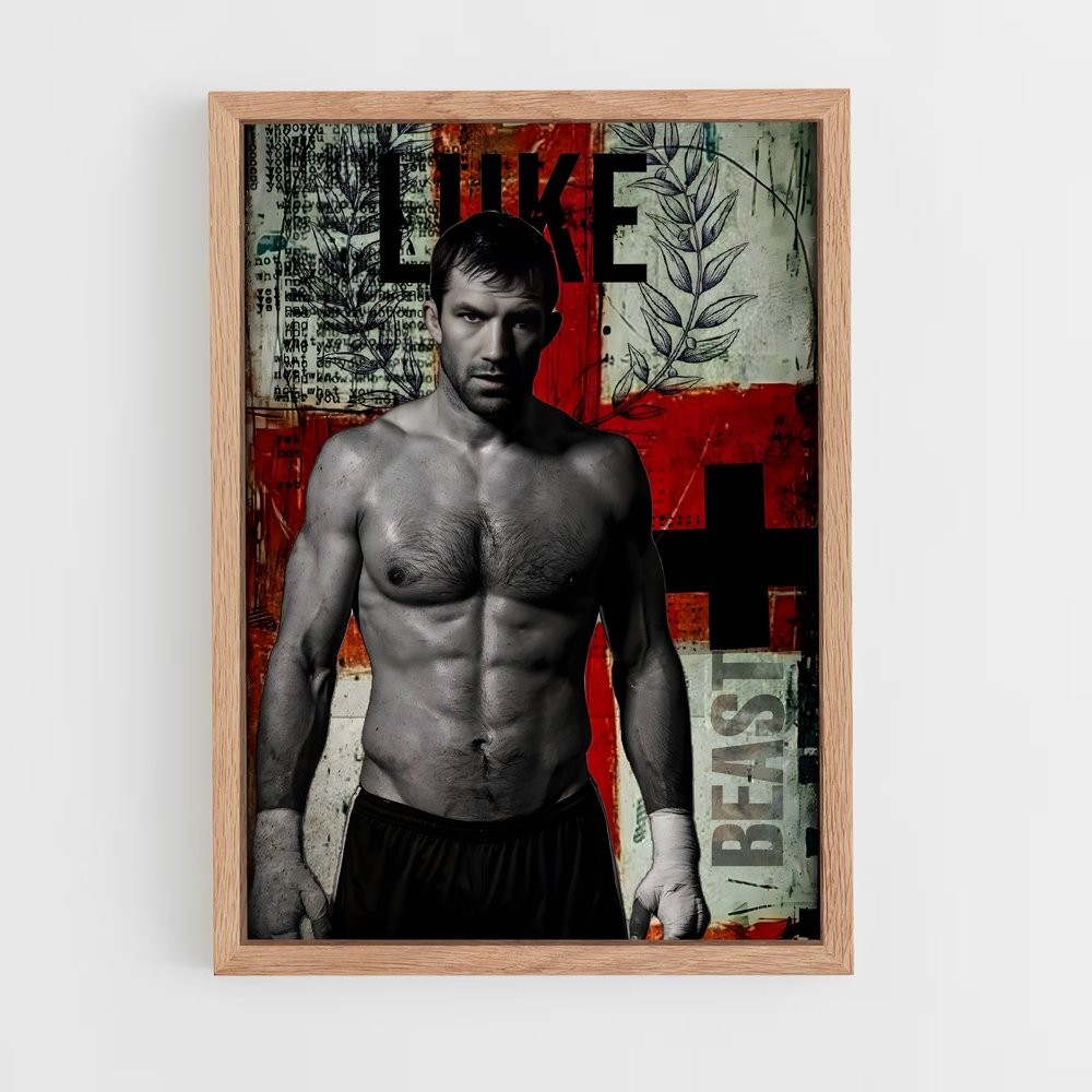 ap-luke rockhold-2 cadre Bois clair