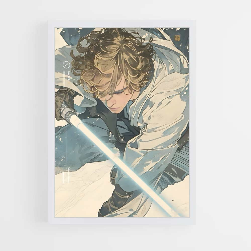ap-luke skywalker-1 cadre Blanc