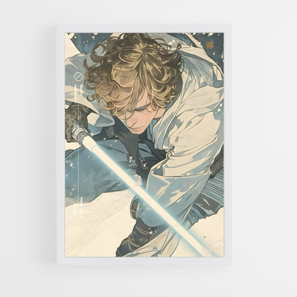 ap-luke skywalker-1 cadre Blanc