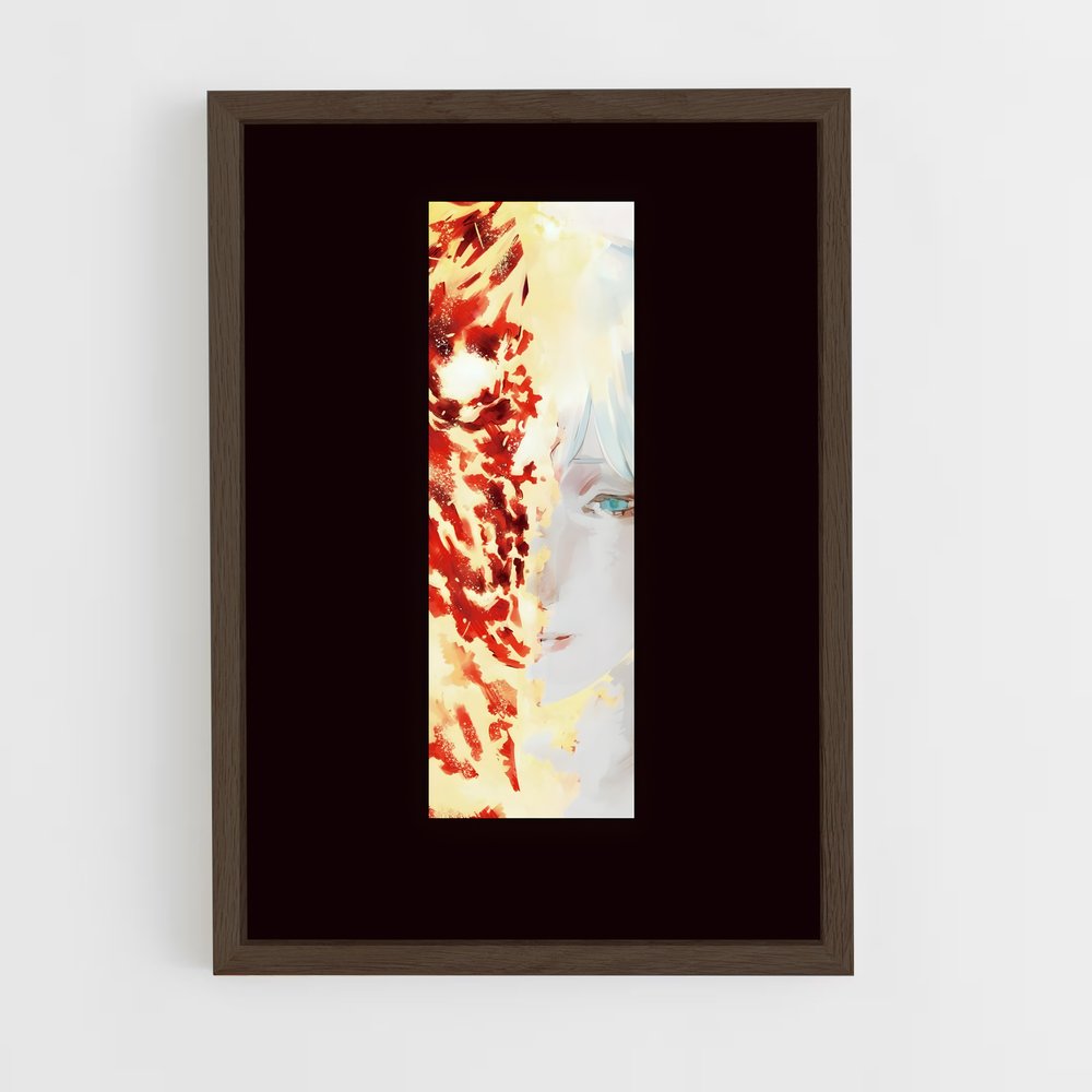 ap-luna fire punch-6 cadre Bois foncé