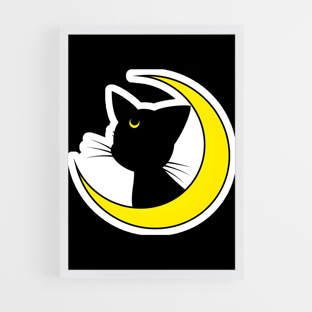 ap-luna sailor moon-3 cadre Blanc