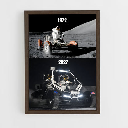 ap-lunar vehicles-1 cadre Bois foncé