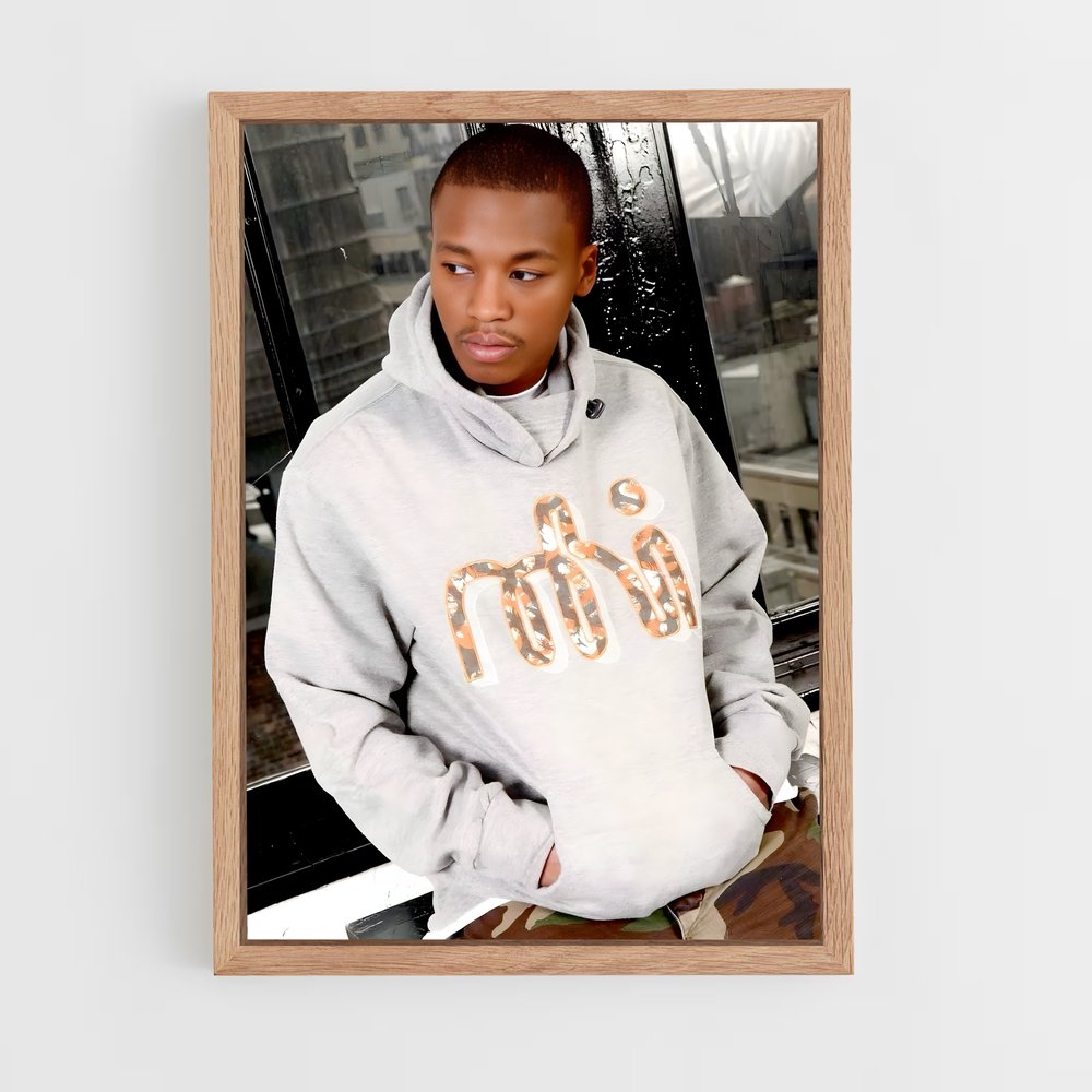 ap-lupe fiasco-3 cadre Bois clair