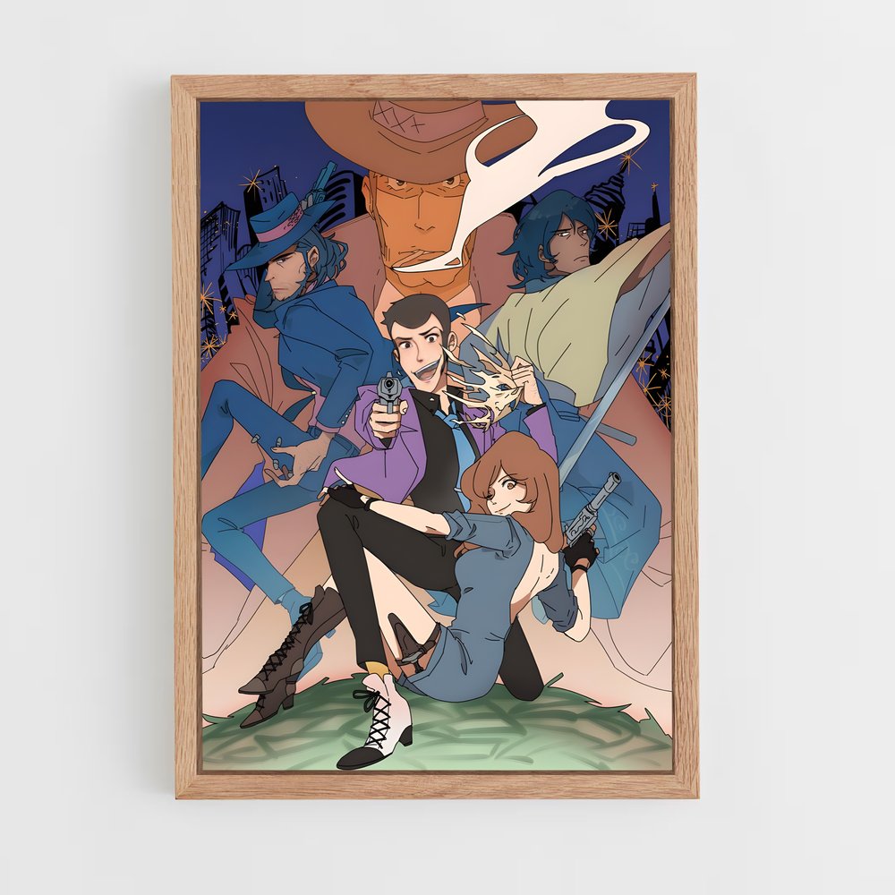 ap-lupin iii-3 cadre Bois clair