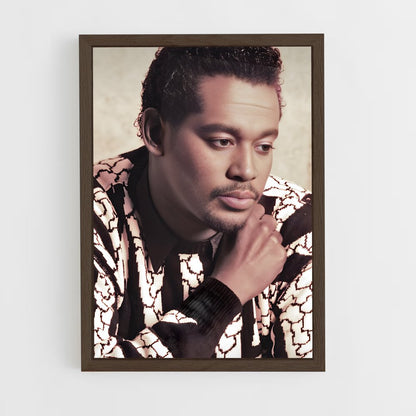 ap-luther vandross-5 cadre Bois foncé