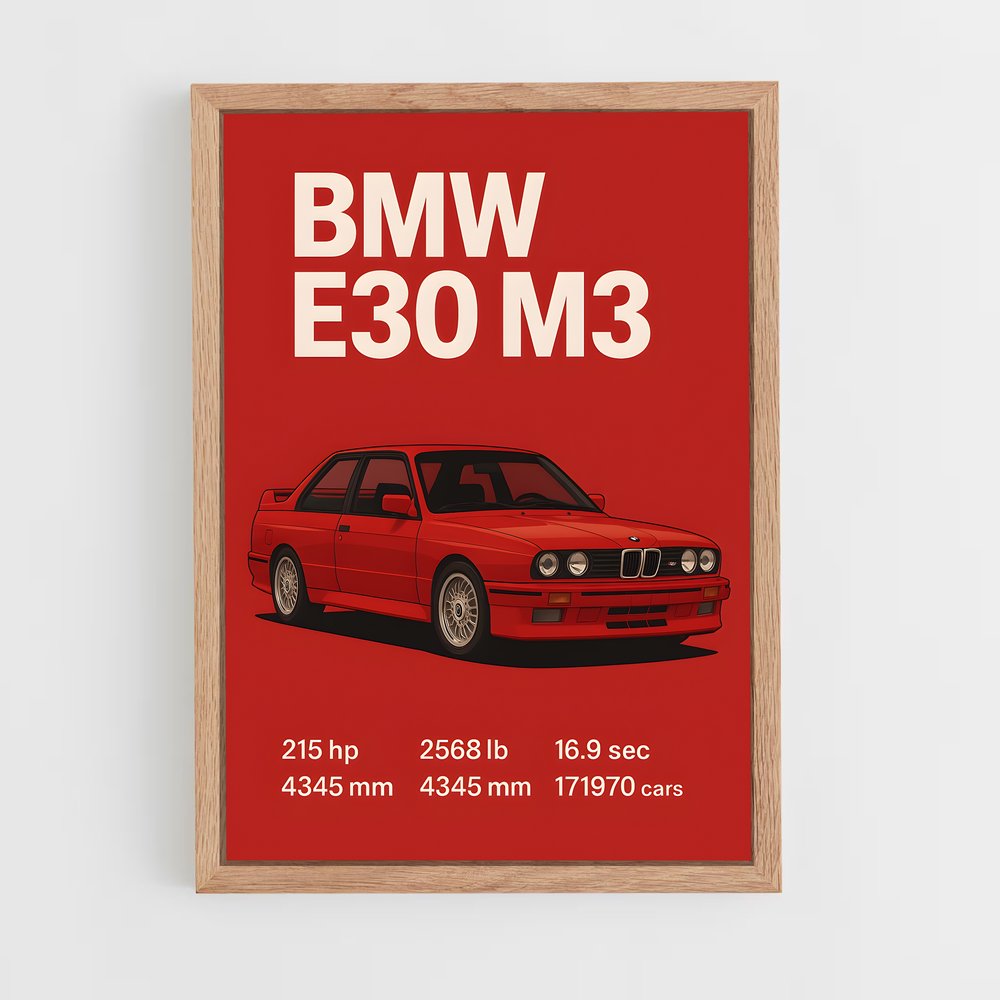 ap-m3 e30-8 cadre Bois clair