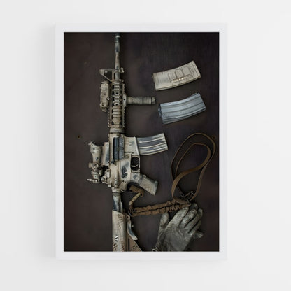 ap-m4 carbine-3 cadre Blanc