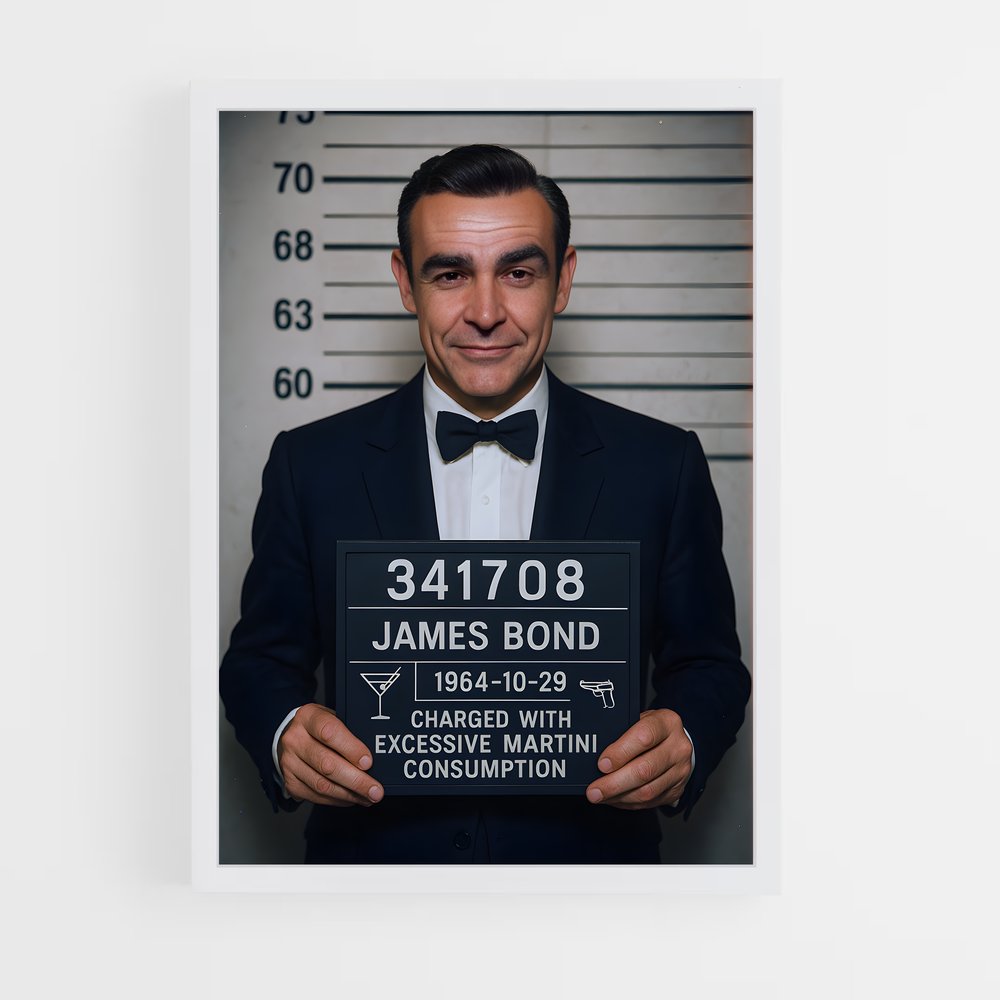 ap-m james bond-5 cadre Blanc