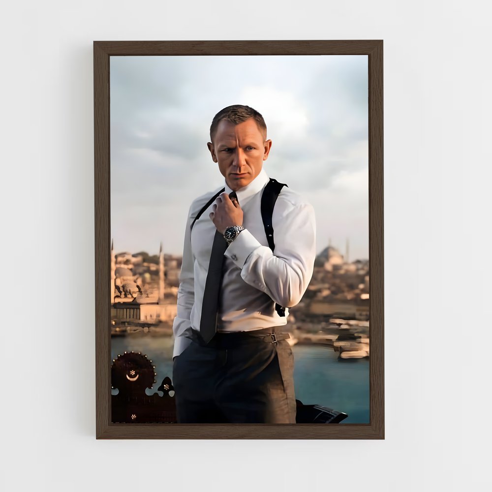ap-m james bond-6 cadre Bois foncé