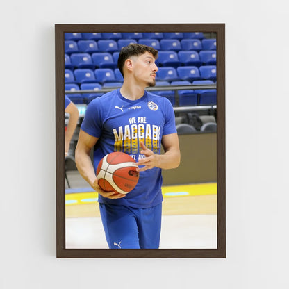 ap-maccabi tel aviv basketball-1 cadre Bois foncé