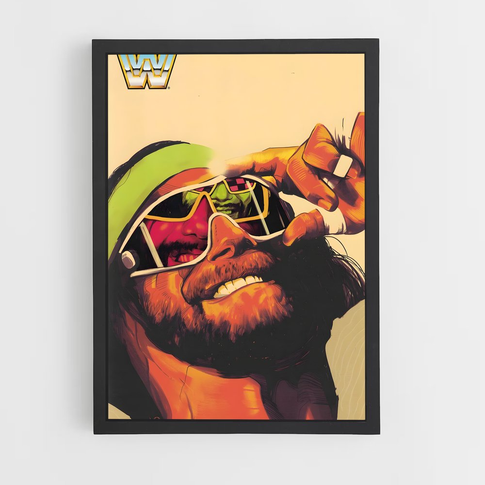ap-macho man randy savage-1 cadre Noir