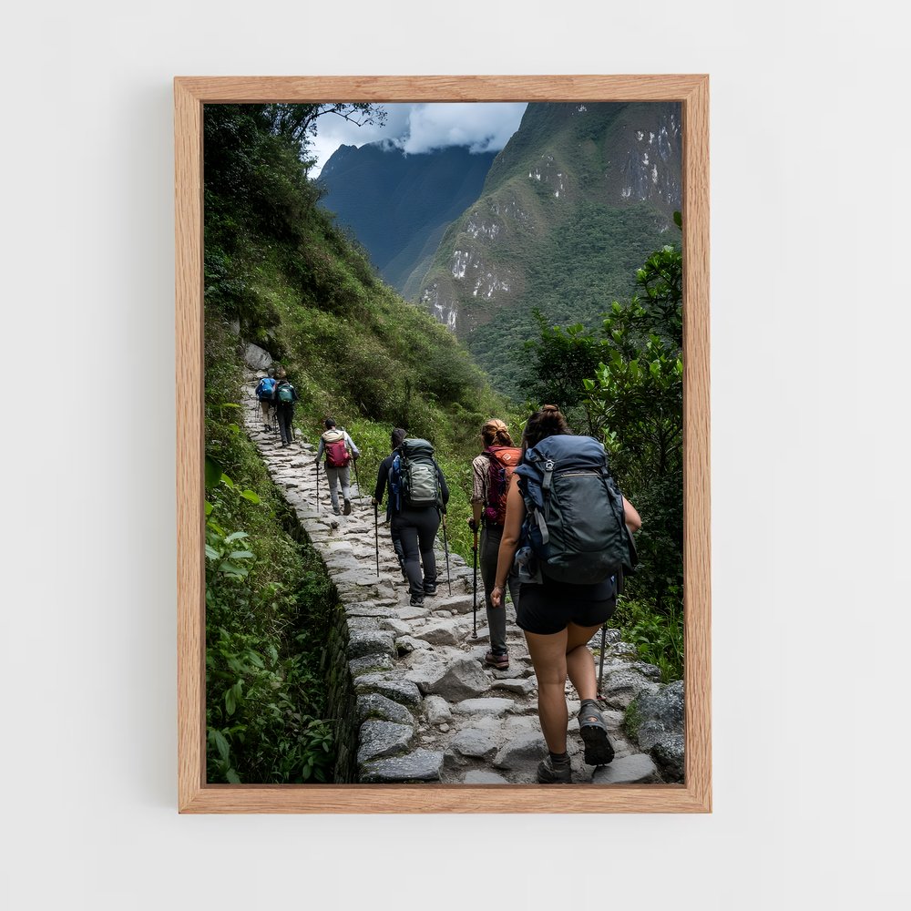 ap-machu picchu-7 cadre Bois clair
