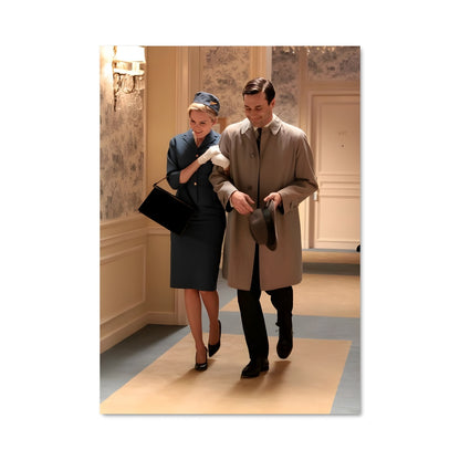 Poster Don Draper et Peggy