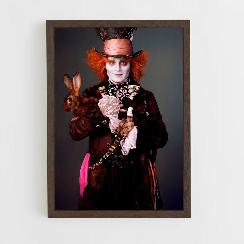 ap-mad hatter-1 cadre Bois foncé