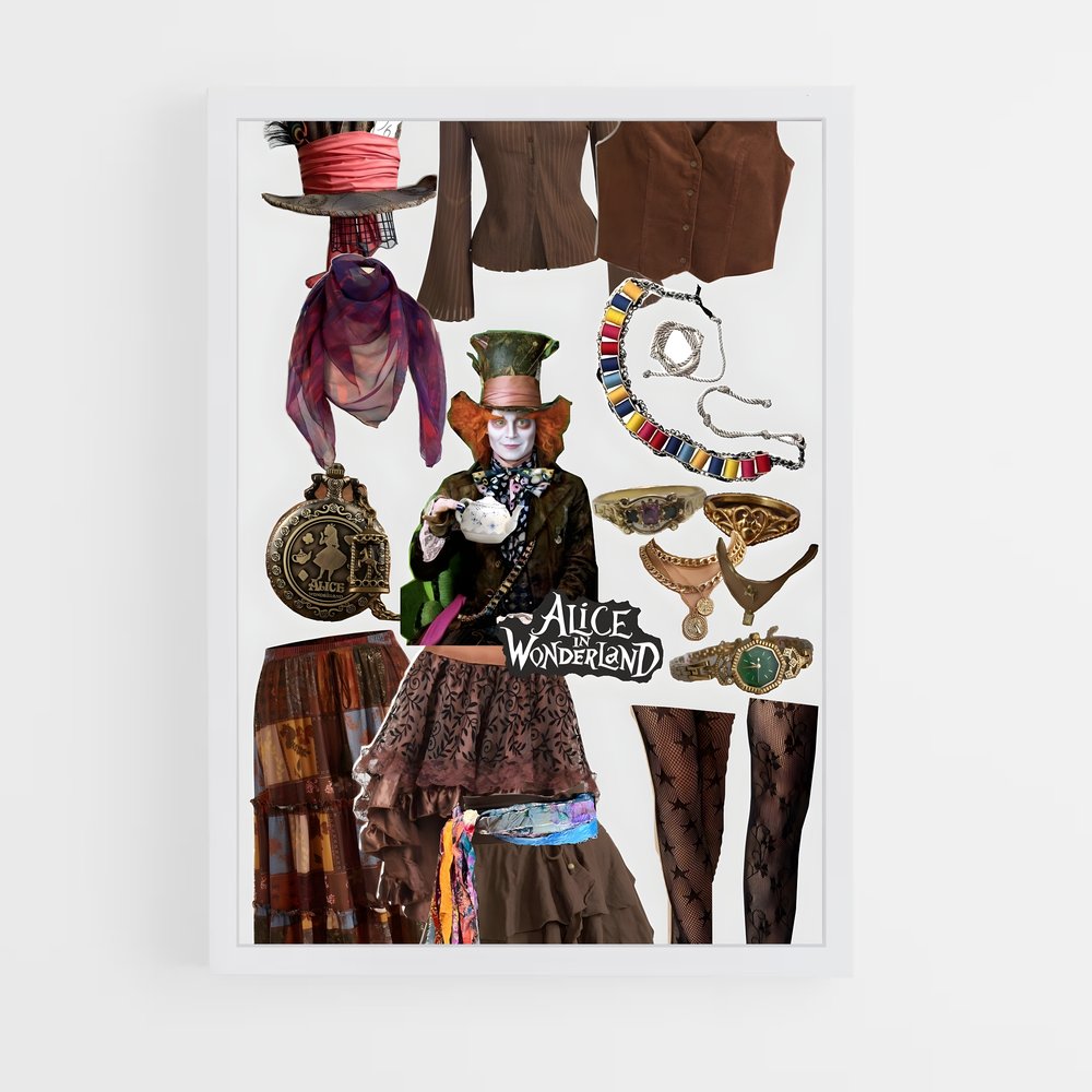 ap-mad hatter-4 cadre Blanc