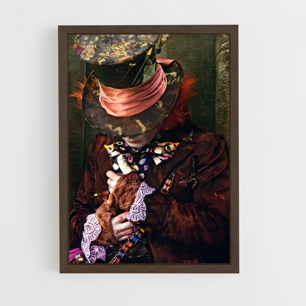 ap-mad hatter-5 cadre Bois foncé