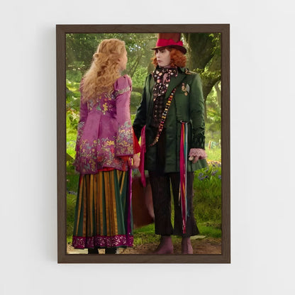 ap-mad hatter-7 cadre Bois foncé