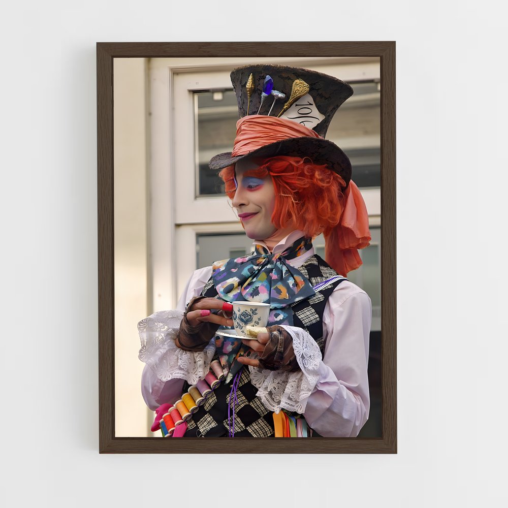 ap-mad hatter-8 cadre Bois foncé