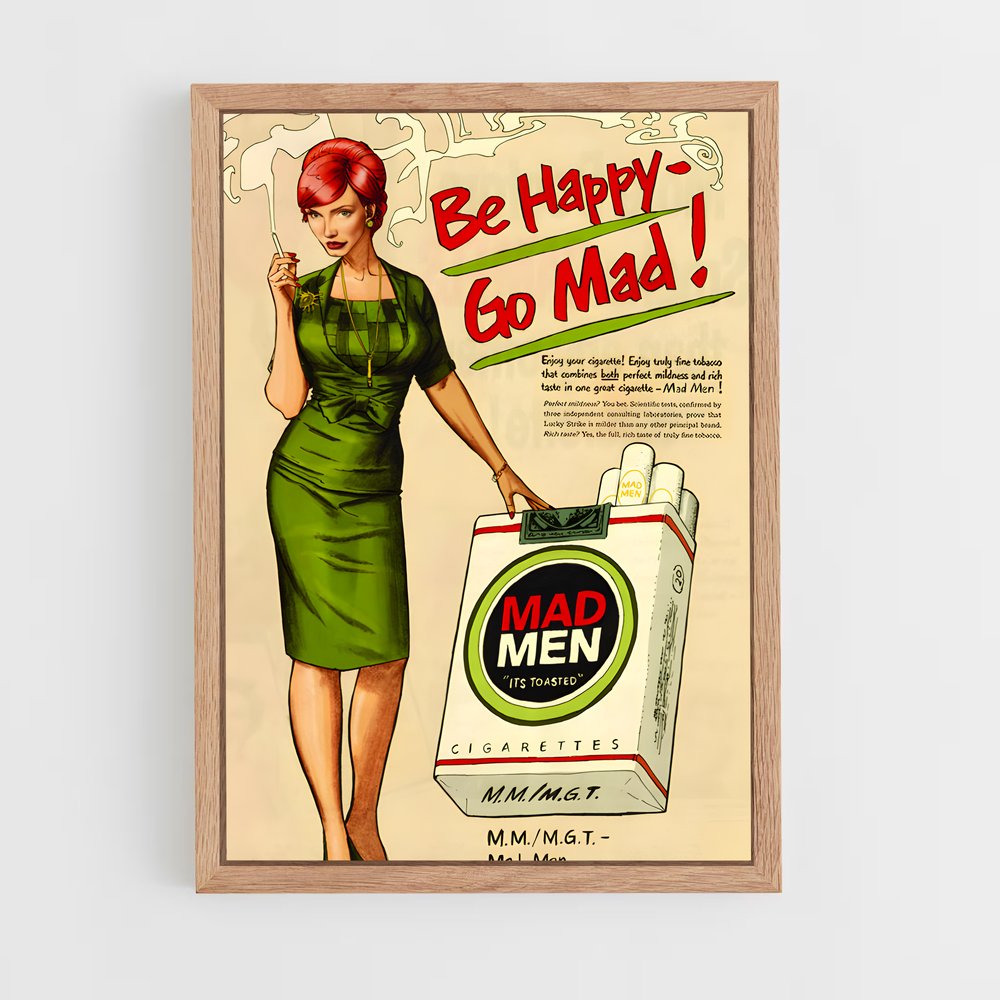 ap-mad men-3 cadre Bois clair
