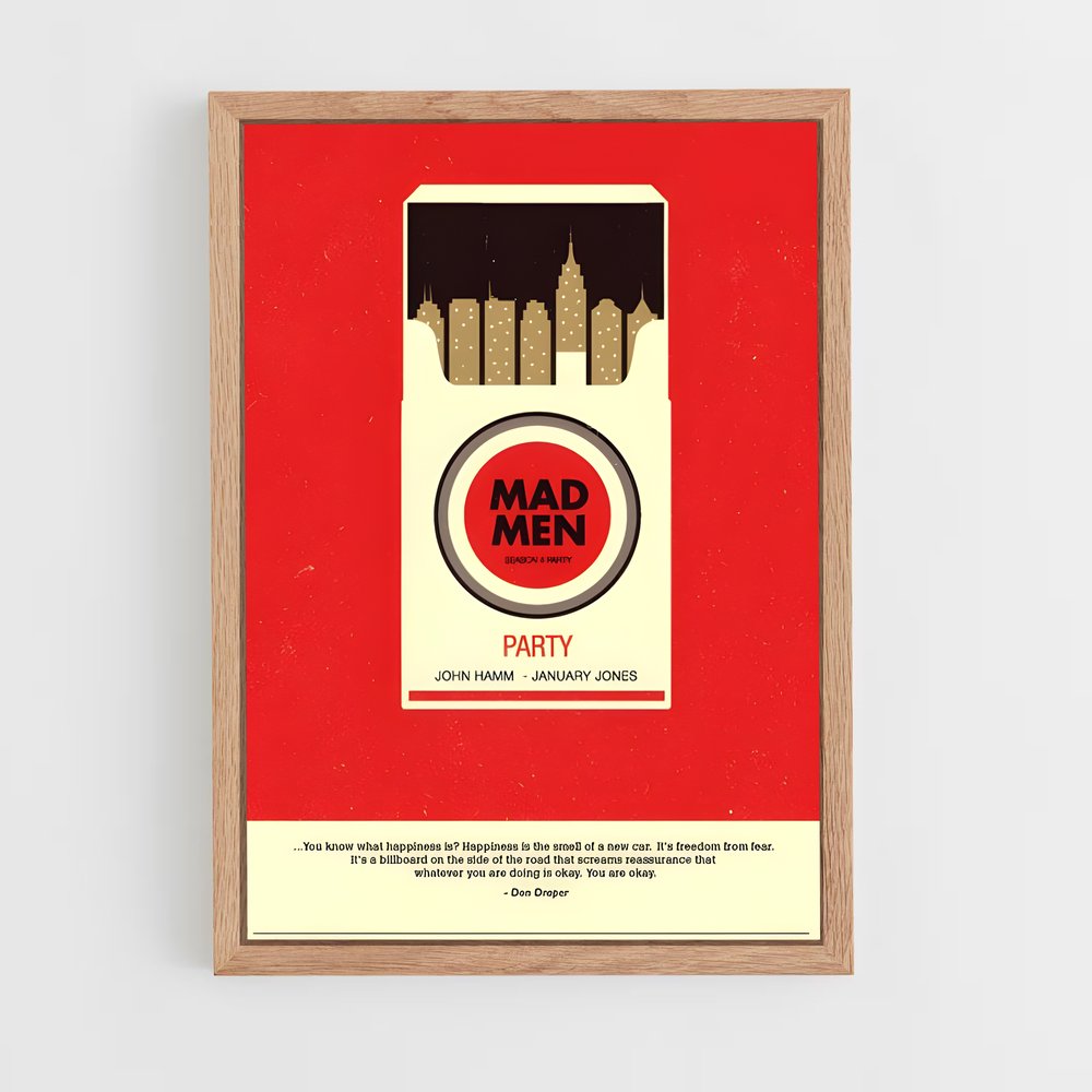 ap-mad men-4 cadre Bois clair