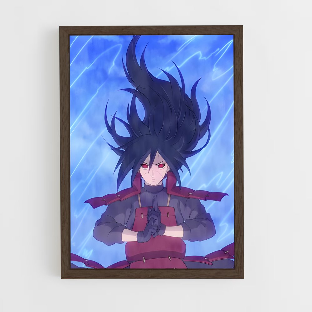 ap-madara uchiha-12 cadre Bois foncé