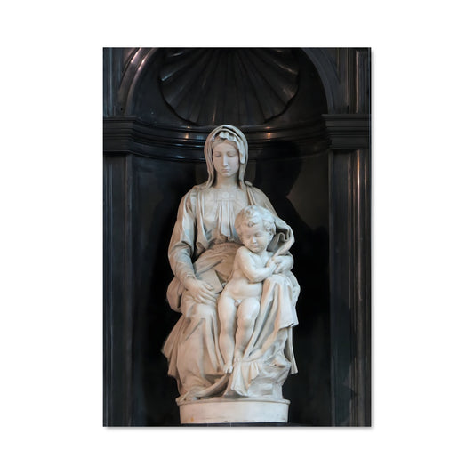 Poster Madonna and child michelangelo 20038