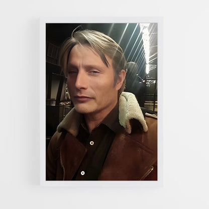 ap-mads mikkelsen-1 cadre Blanc