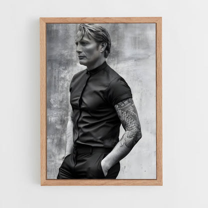 ap-mads mikkelsen-4 cadre Bois clair