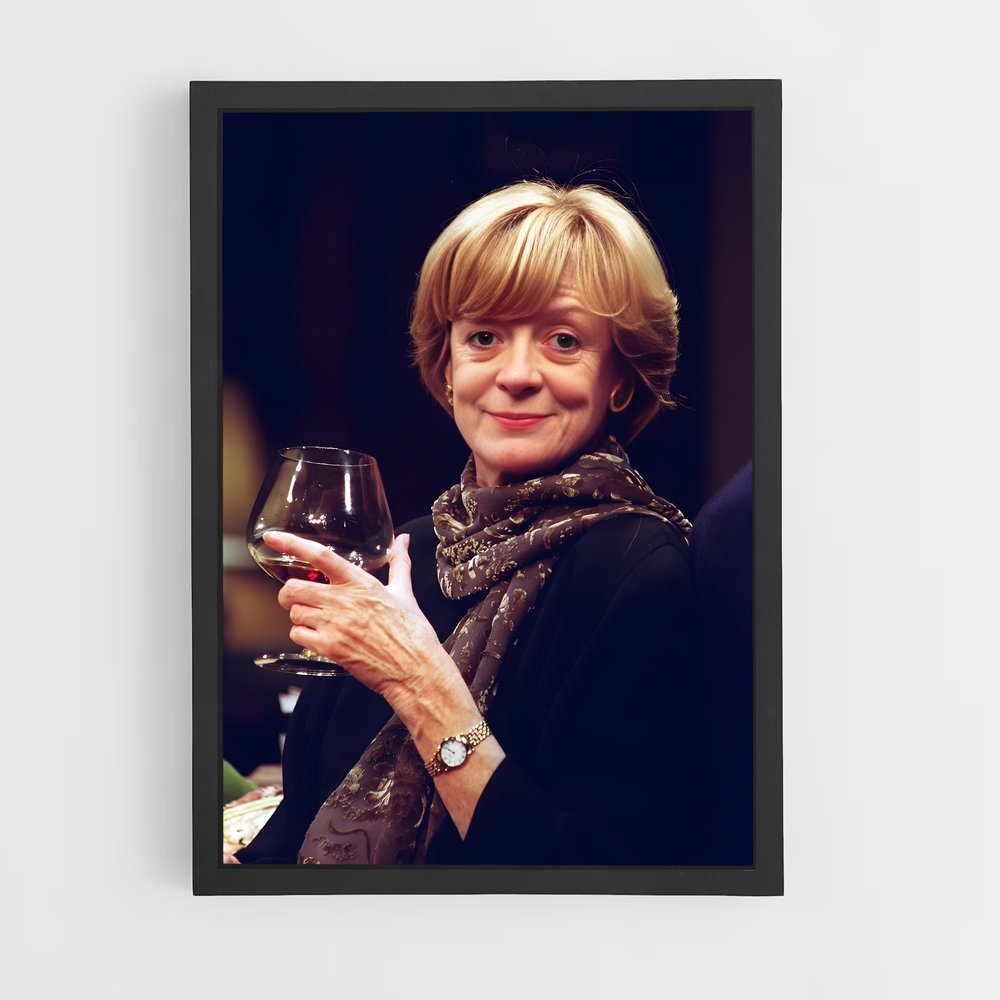ap-maggie smith-2 cadre Noir