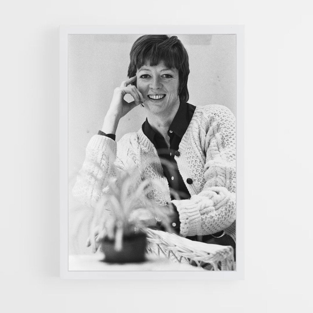 ap-maggie smith-8 cadre Blanc