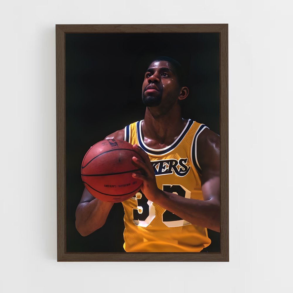 ap-magic johnson-4 cadre Bois foncé