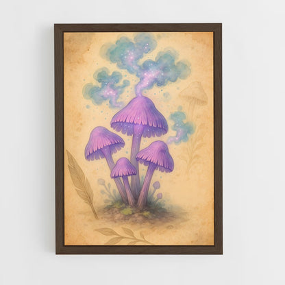 ap-magic mushroom-4 cadre Bois foncé
