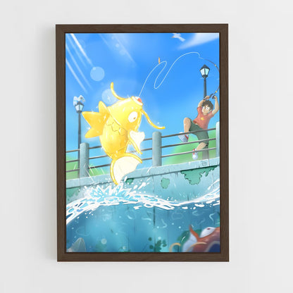 ap-magikarp-4 cadre Bois foncé