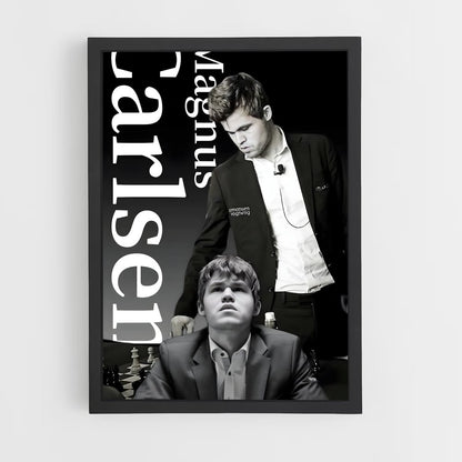 ap-magnus carlsen-2 cadre Noir
