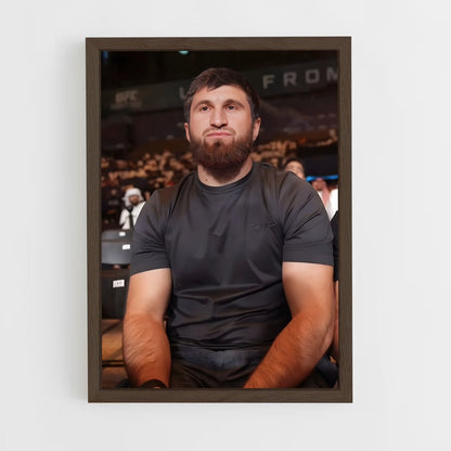 ap-magomed ankalaev-10 cadre Bois foncé