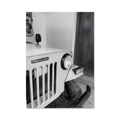 Poster Aventure en Jeep