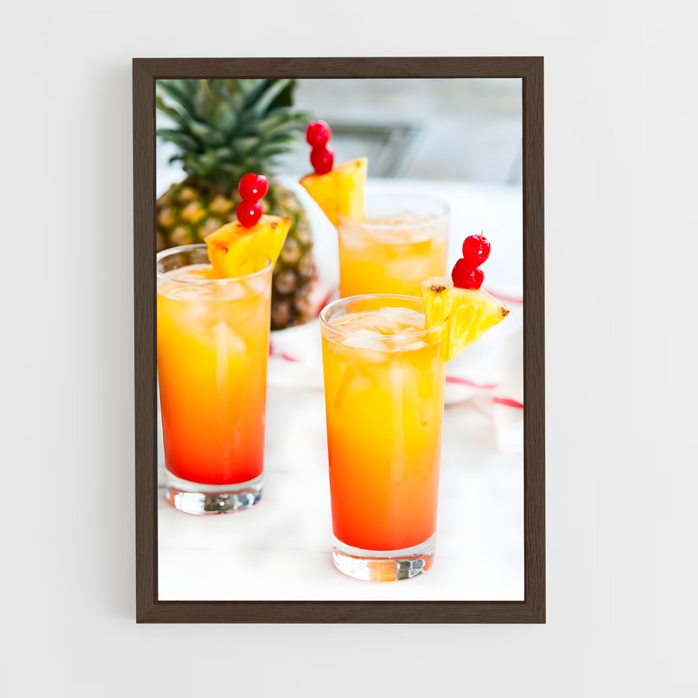 ap-mai tai-3 cadre Bois foncé
