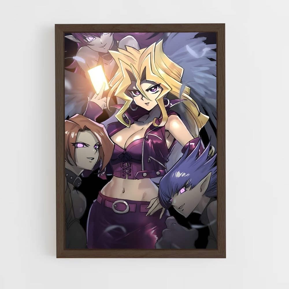 ap-mai valentine-4 cadre Bois foncé