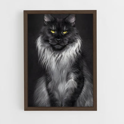 ap-maine coon-8 cadre Bois foncé