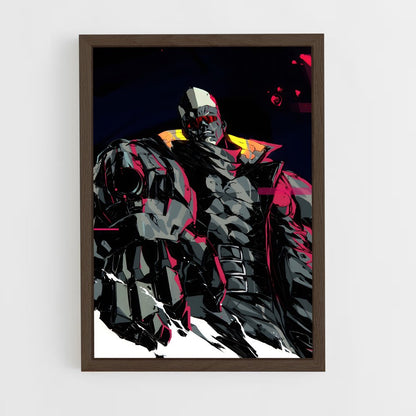 ap-maine cyberpunk-1 cadre Bois foncé