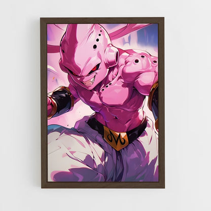 ap-majin buu-2 cadre Bois foncé