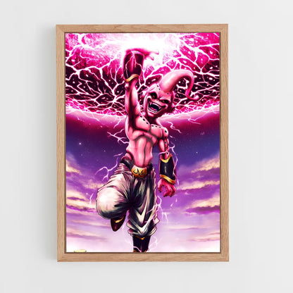 ap-majin buu-3 cadre Bois clair