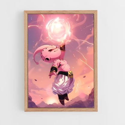 ap-majin buu-5 cadre Bois clair